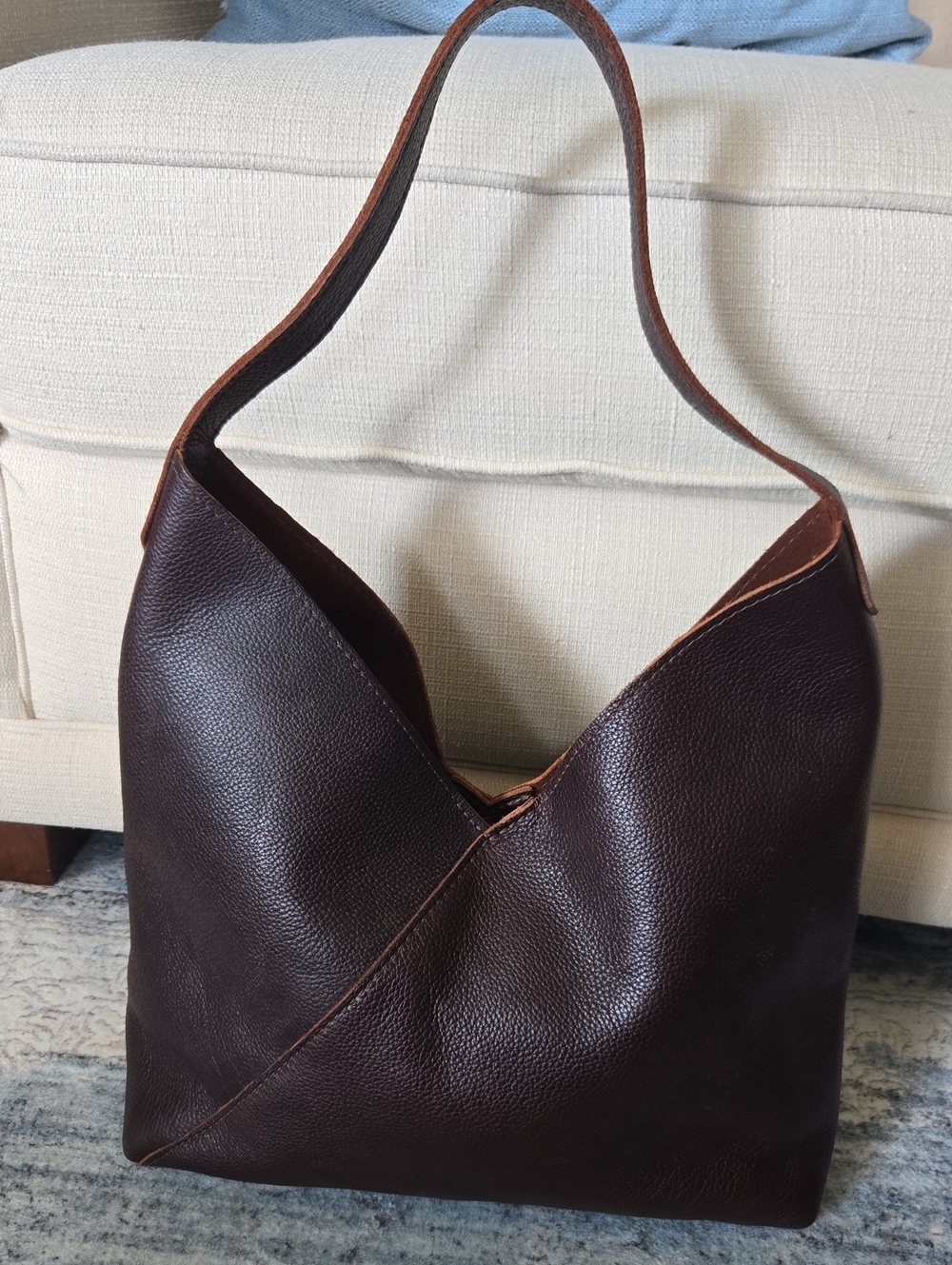 Portland Leather Oversized Naomi-Coldbrew